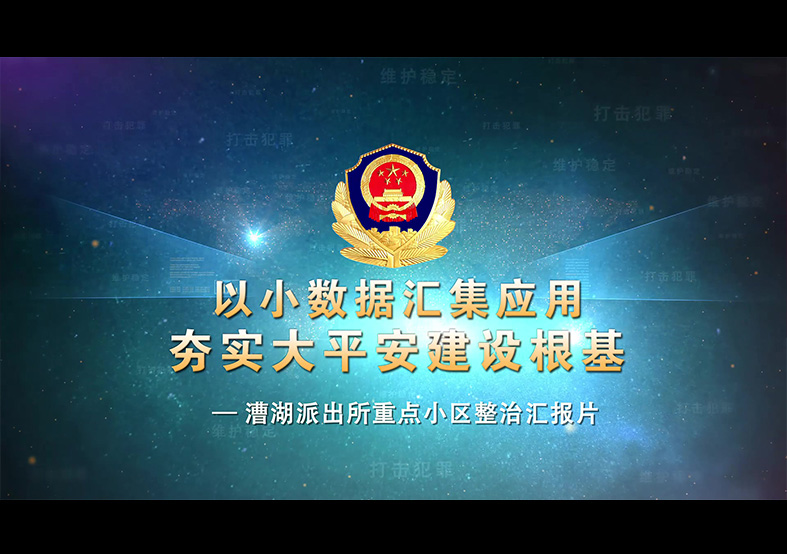 漕湖公安局—以小數(shù)據(jù)匯集應(yīng)用夯實(shí)大平安建...